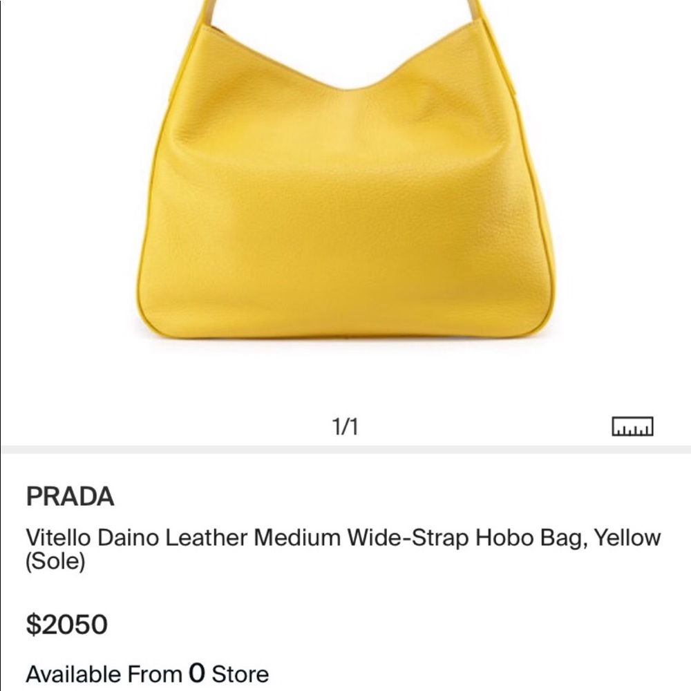 Prada leather hobo bag - Picture 2 of 7
